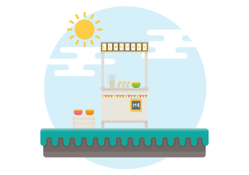 Lemonade Stand - Kostenloses vector #438455